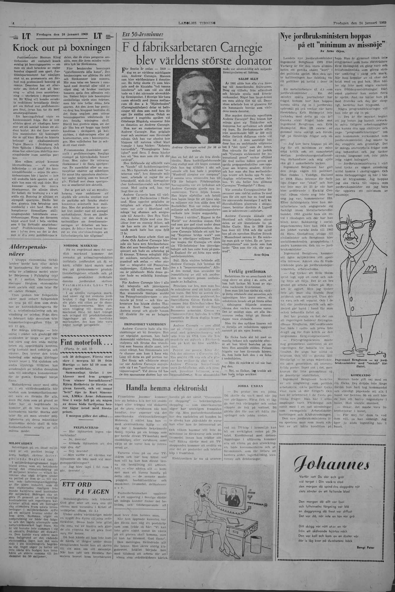 Laholms Tidning Fredag 24 januari 1969, sida 4