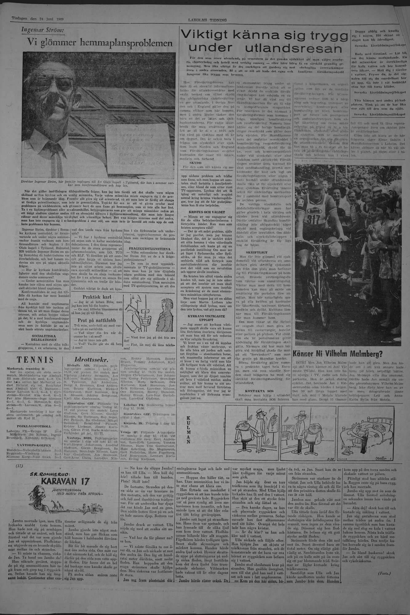 Laholms Tidning Tisdag 24 juni 1969, sida 7