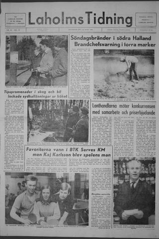 Förstasidan, Måndag 24 mars 1969