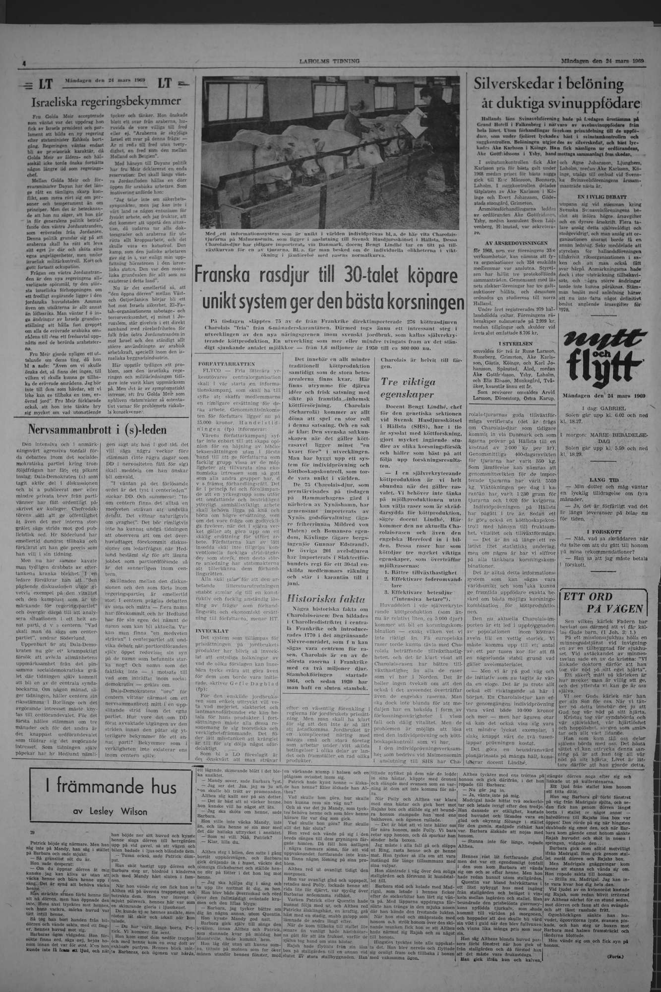 Laholms Tidning Måndag 24 mars 1969, sida 4