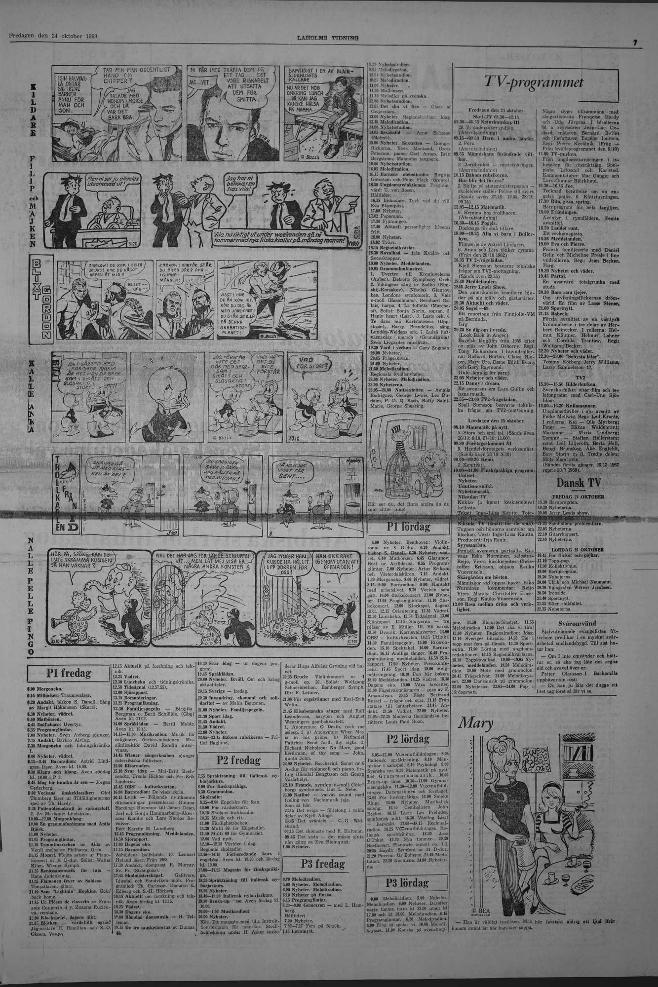 Laholms Tidning Fredag 24 oktober 1969, sida 7