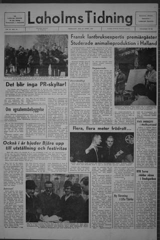 Förstasidan, Fredag 25 april 1969