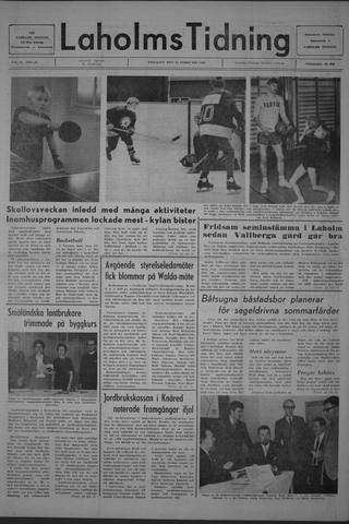 Förstasidan, Tisdag 25 februari 1969