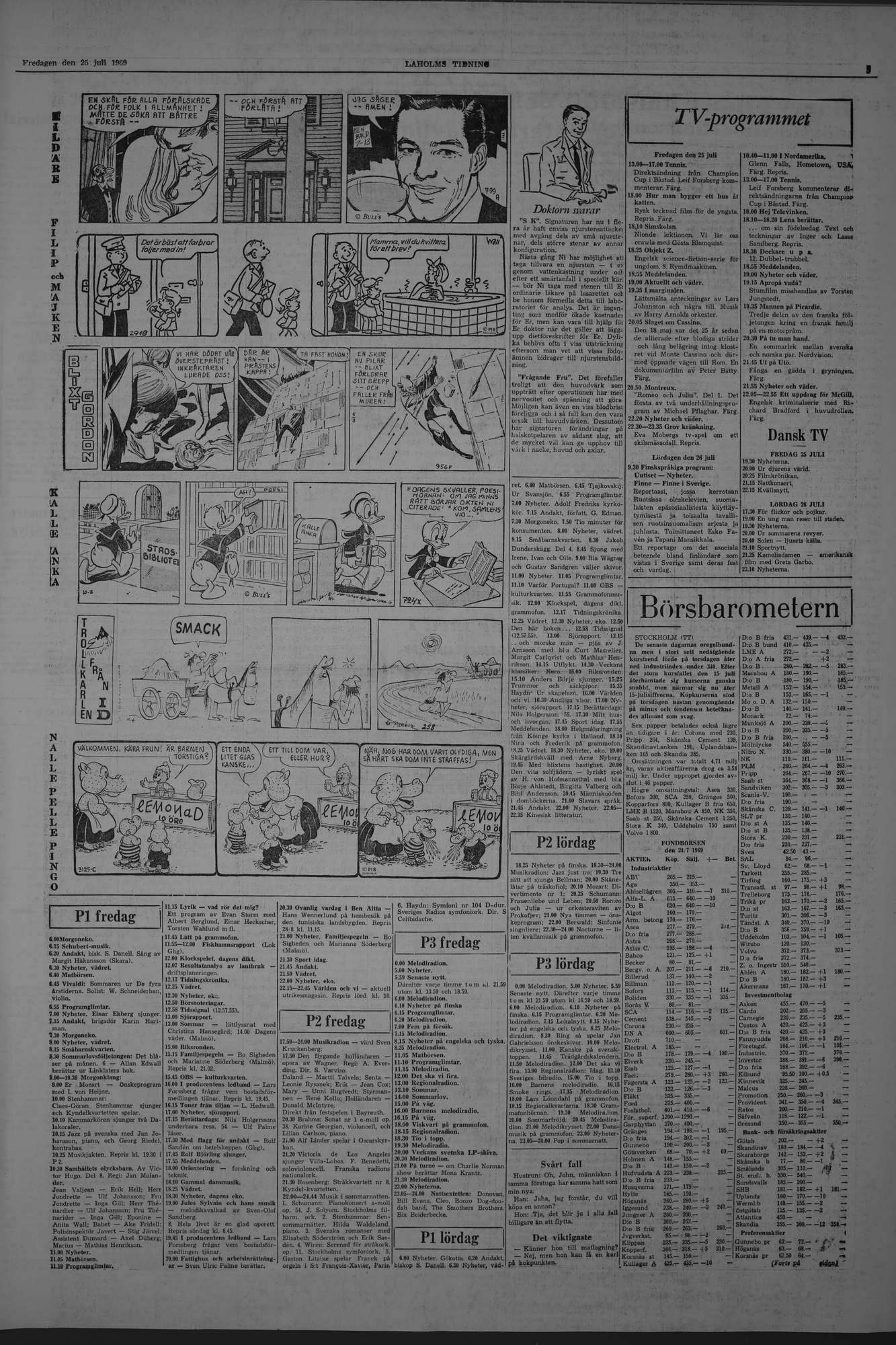 Laholms Tidning Fredag 25 juli 1969, sida 5