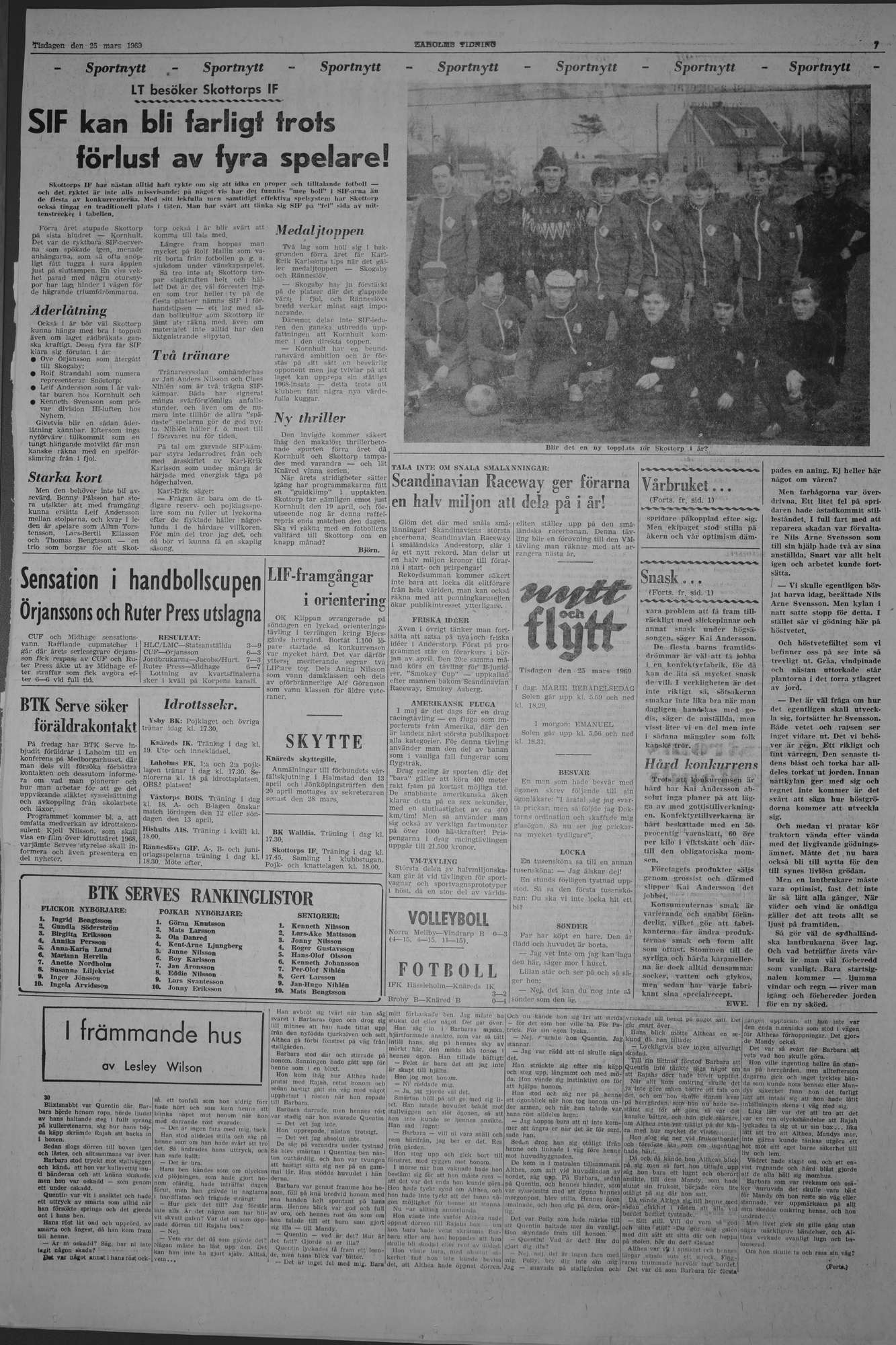 Laholms Tidning Tisdag 25 mars 1969, sida 7