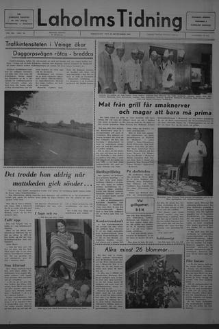 Förstasidan, Torsdag 25 september 1969