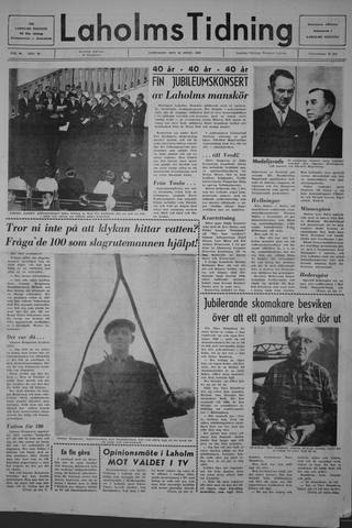 Förstasidan, Lördag 26 april 1969