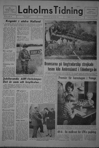 Förstasidan, Tisdag 26 augusti 1969