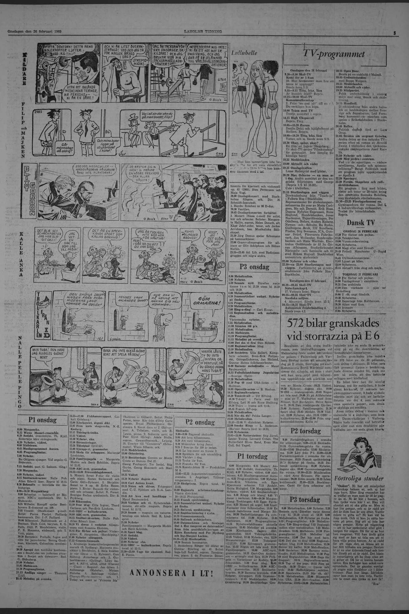 Laholms Tidning Onsdag 26 februari 1969, sida 5