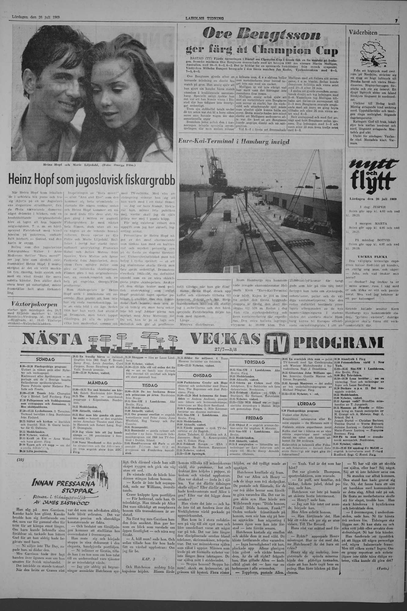 Laholms Tidning Lördag 26 juli 1969, sida 7