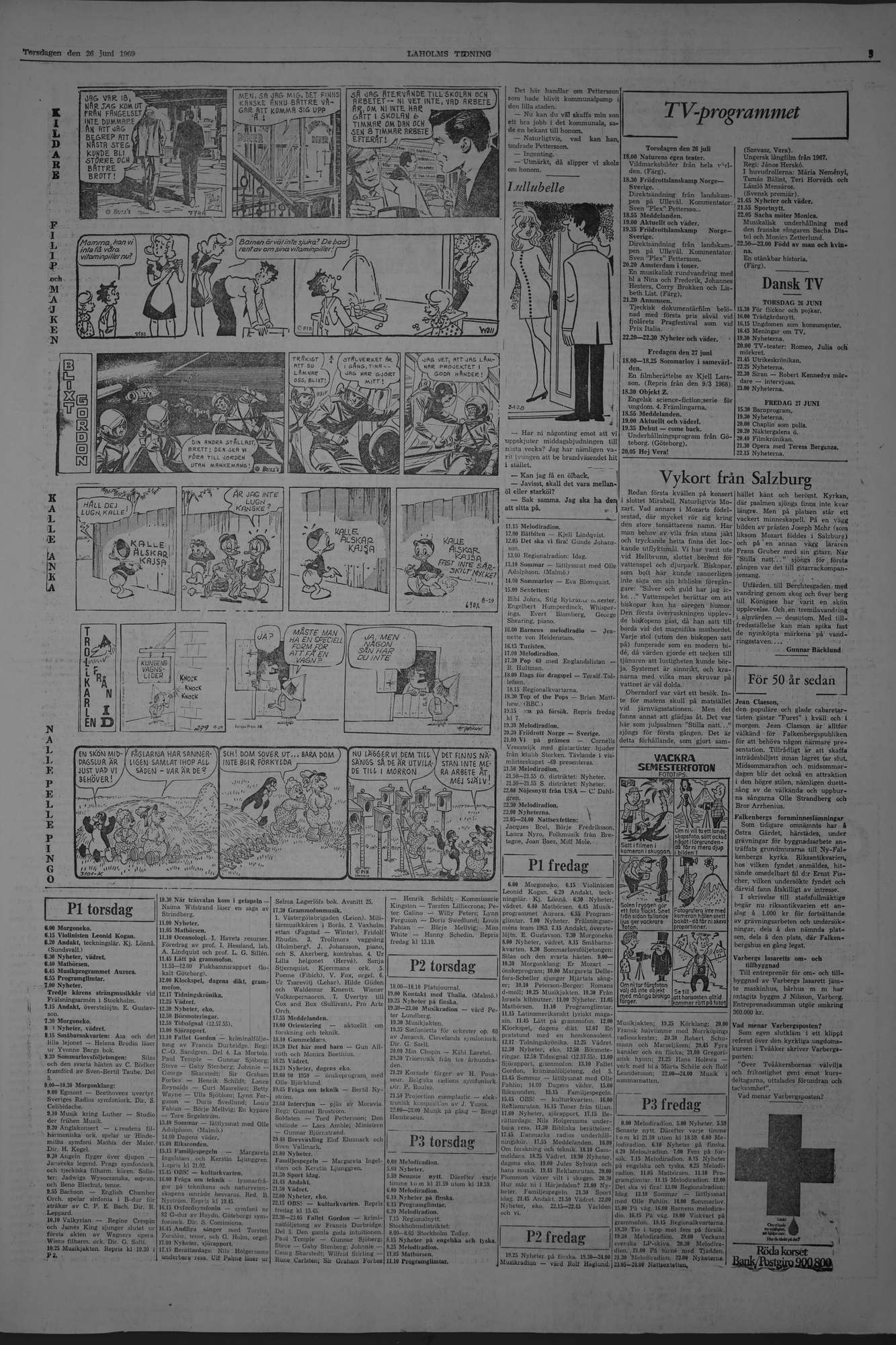 Laholms Tidning Torsdag 26 juni 1969, sida 5
