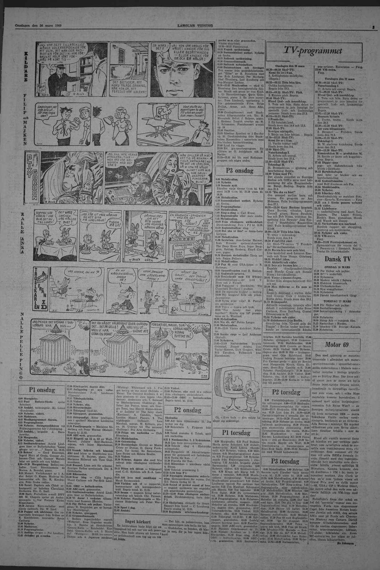 Laholms Tidning Onsdag 26 mars 1969, sida 5