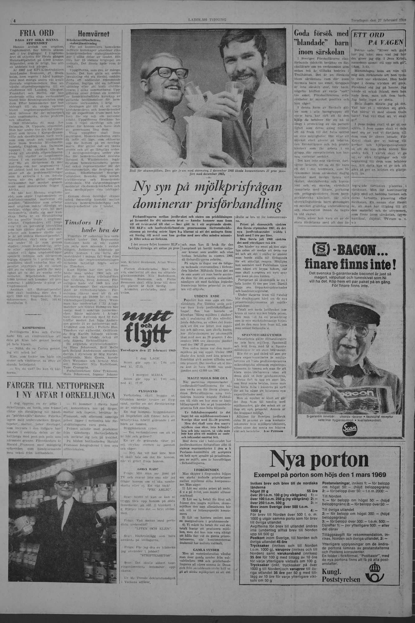 Laholms Tidning Torsdag 27 februari 1969, sida 4