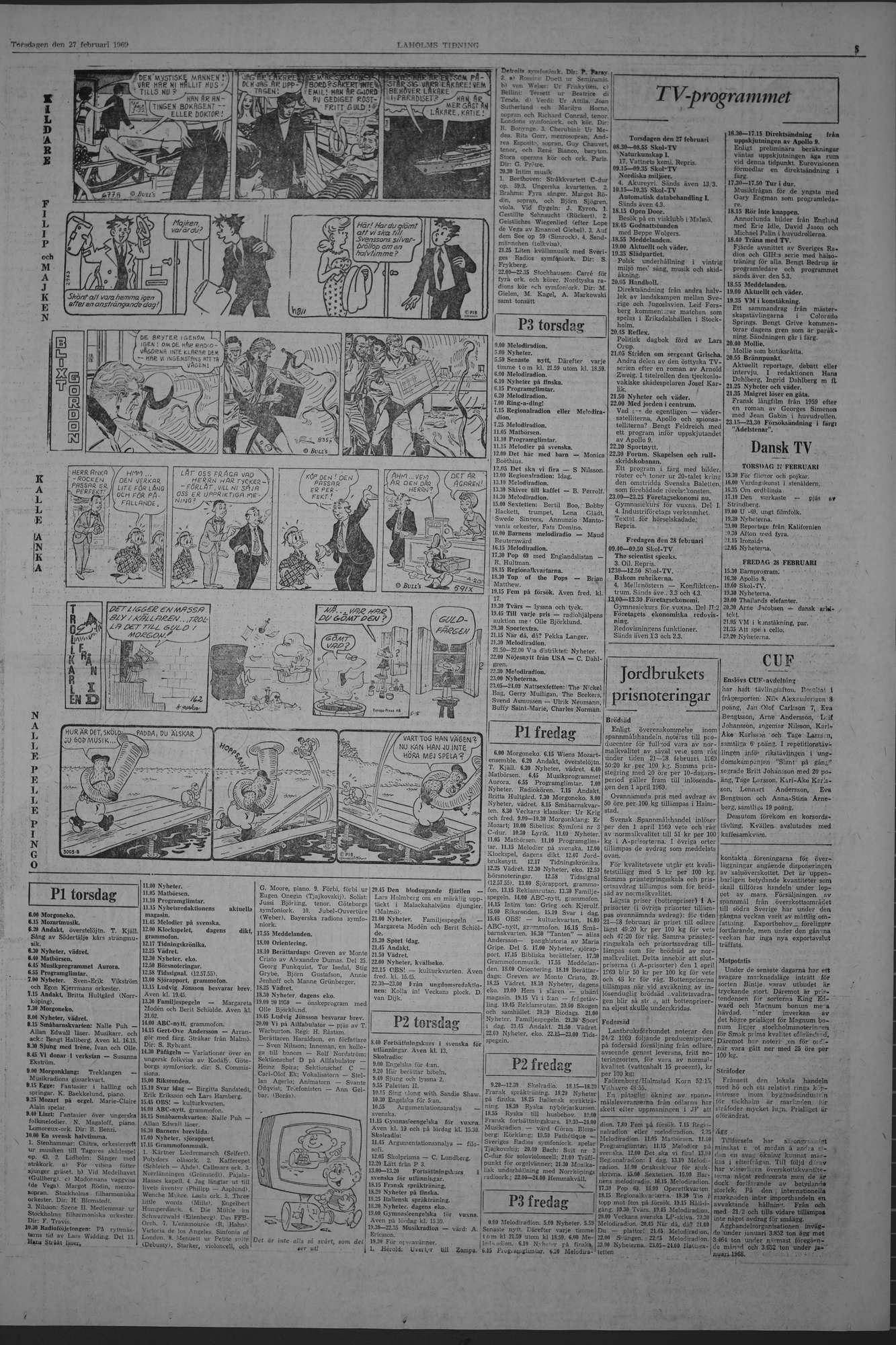 Laholms Tidning Torsdag 27 februari 1969, sida 5