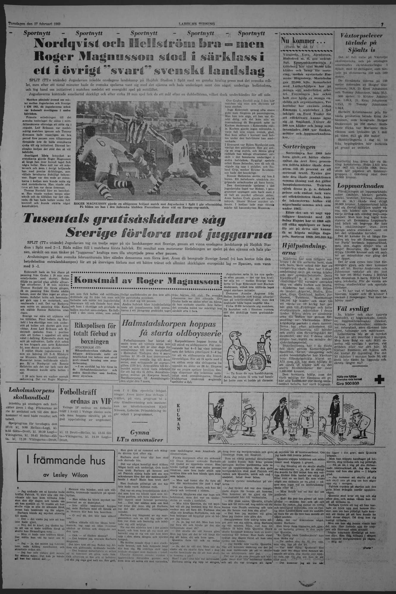 Laholms Tidning Torsdag 27 februari 1969, sida 7