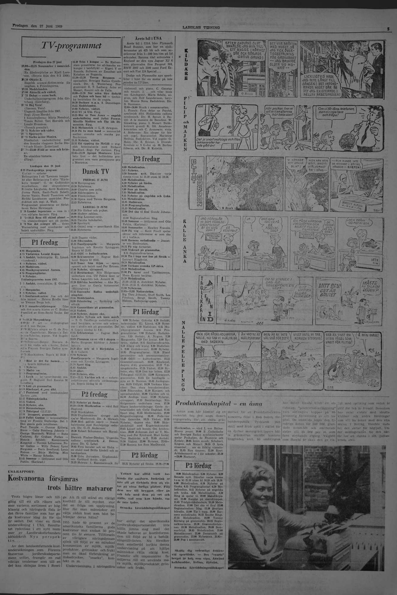 Laholms Tidning Fredag 27 juni 1969, sida 5