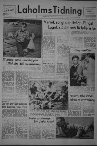 Förstasidan, Tisdag 27 maj 1969