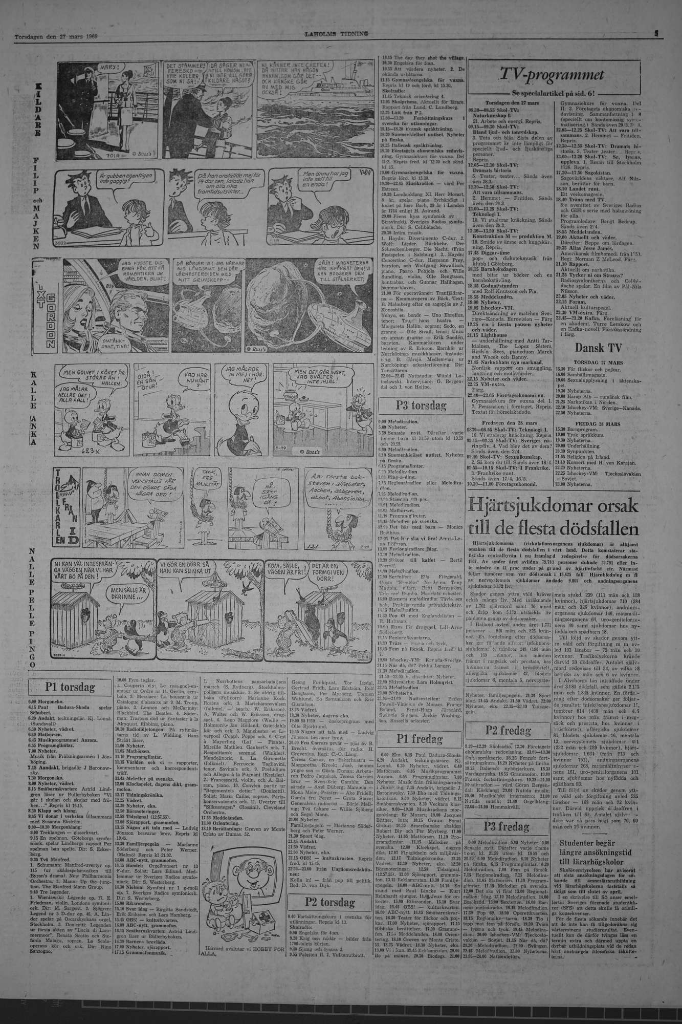 Laholms Tidning Torsdag 27 mars 1969, sida 5