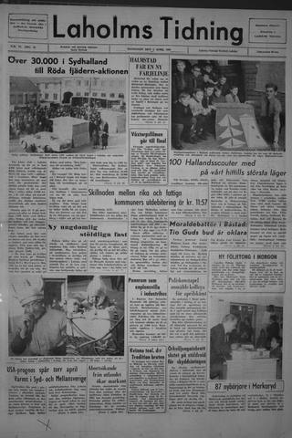 Förstasidan, Måndag 5 april 1965