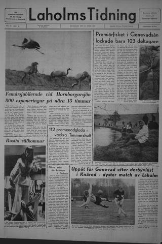 Förstasidan, Måndag 28 april 1969