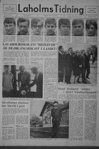 Förstasidan, Onsdag 28 maj 1969