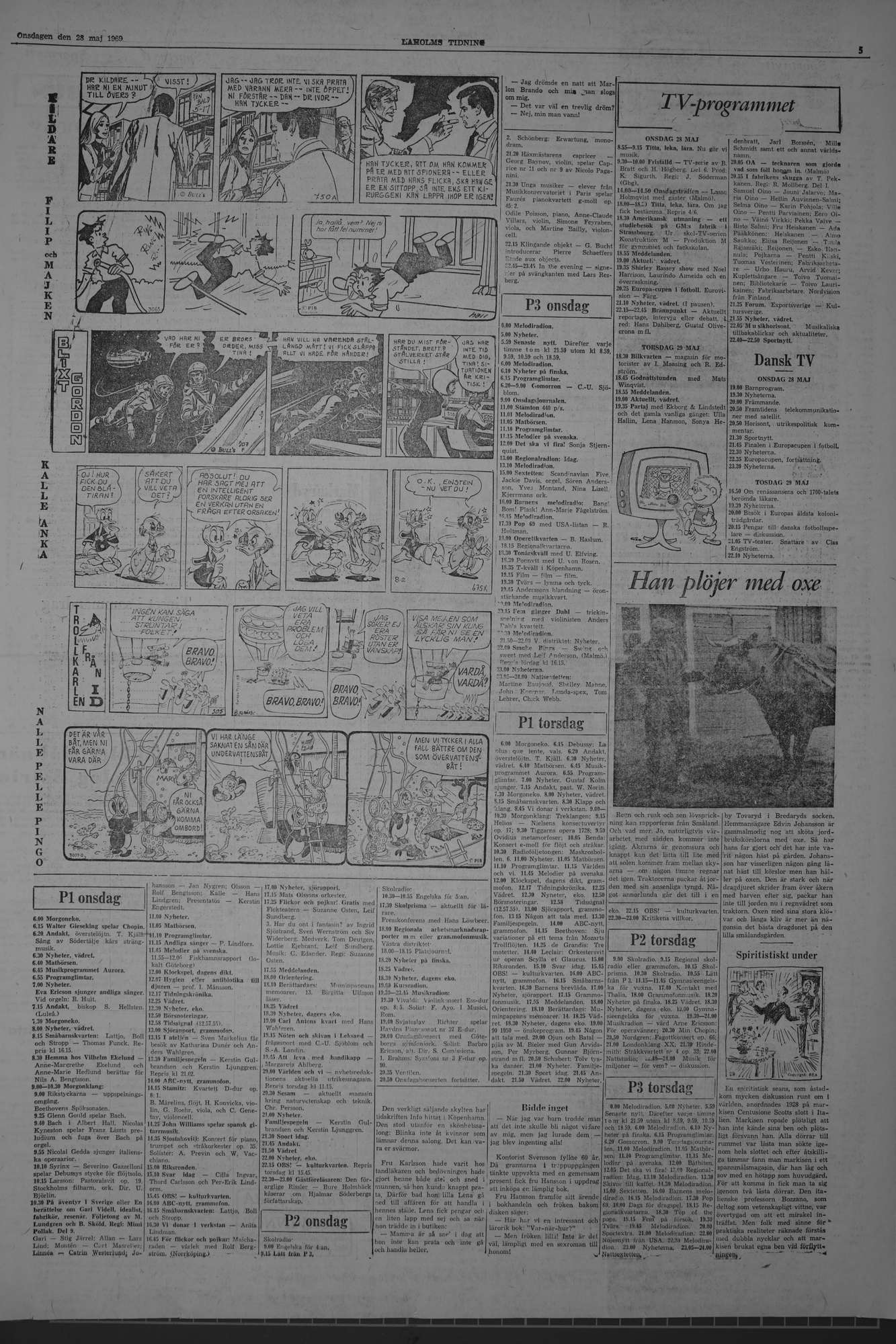 Laholms Tidning Onsdag 28 maj 1969, sida 5
