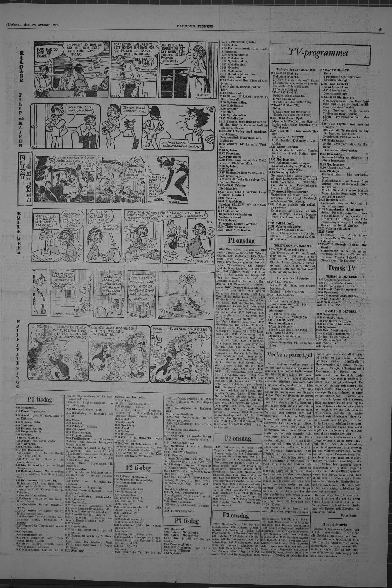 Laholms Tidning Tisdag 28 oktober 1969, sida 5