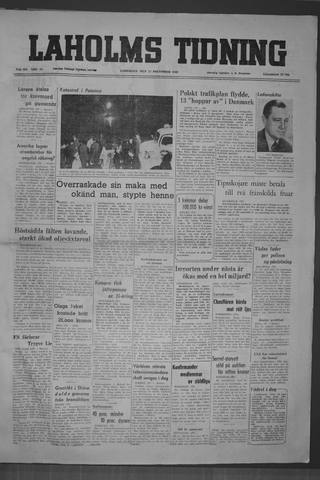 Förstasidan, Lördag 17 december 1949