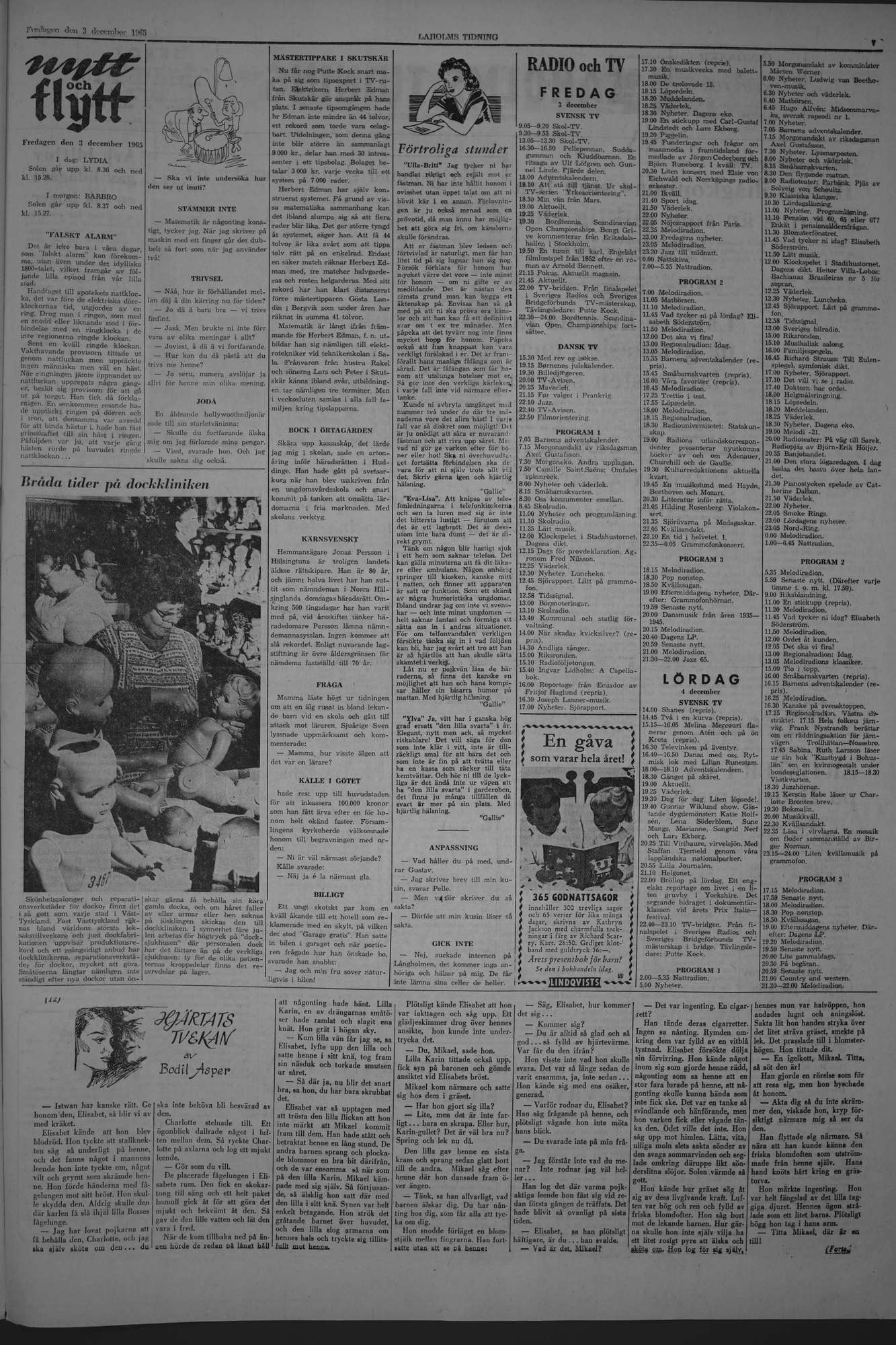 Laholms Tidning Fredag 3 december 1965, sida 7