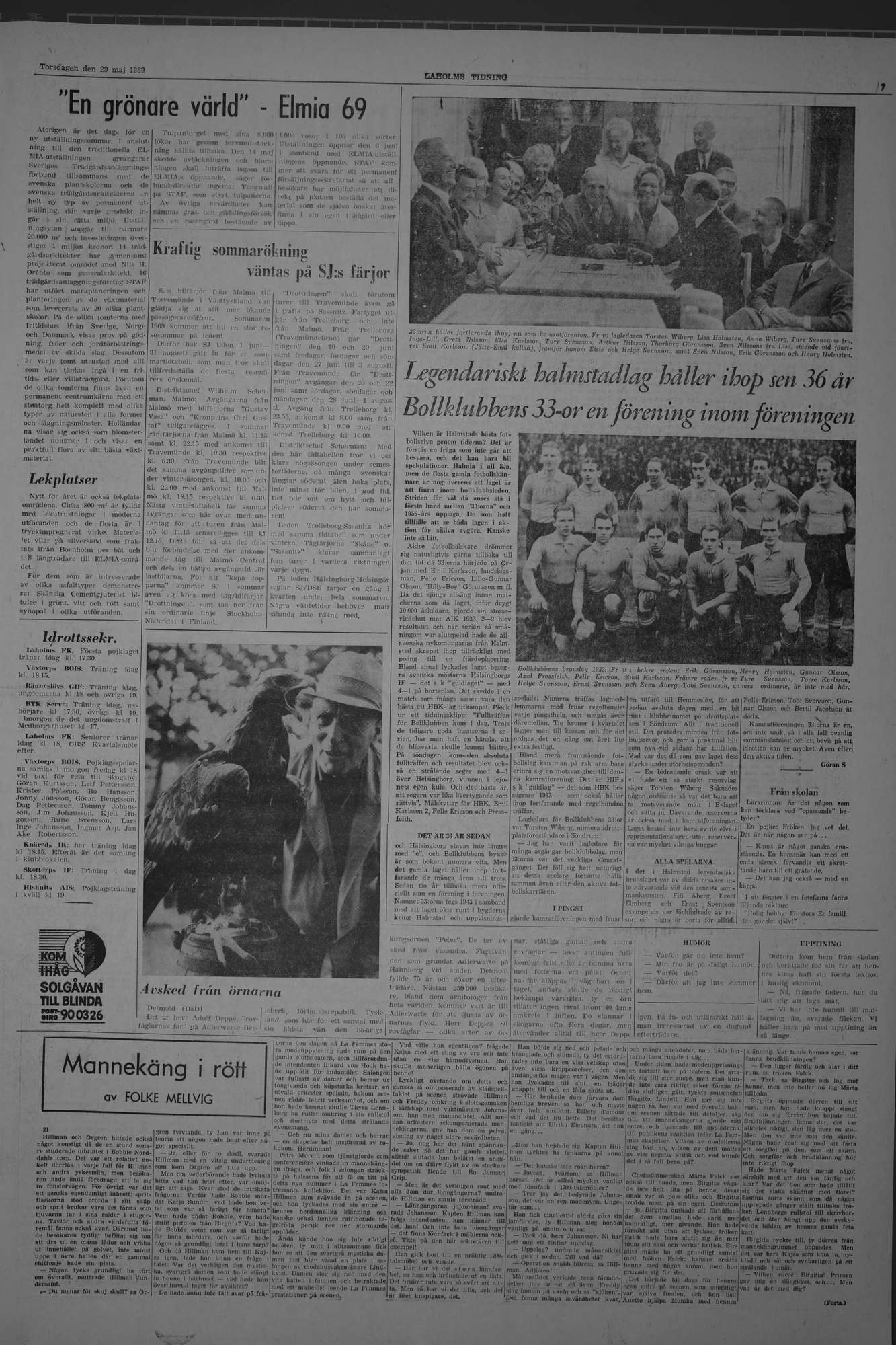 Laholms Tidning Torsdag 29 maj 1969, sida 7