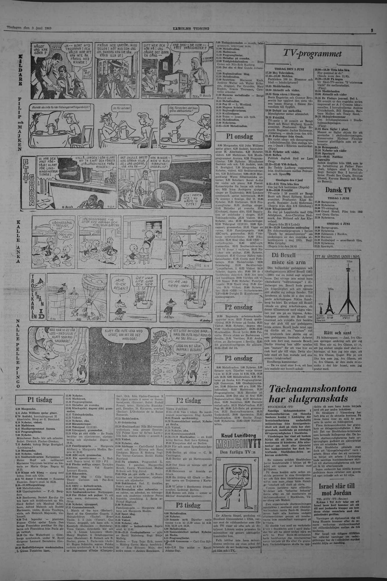 Laholms Tidning Tisdag 3 juni 1969, sida 5