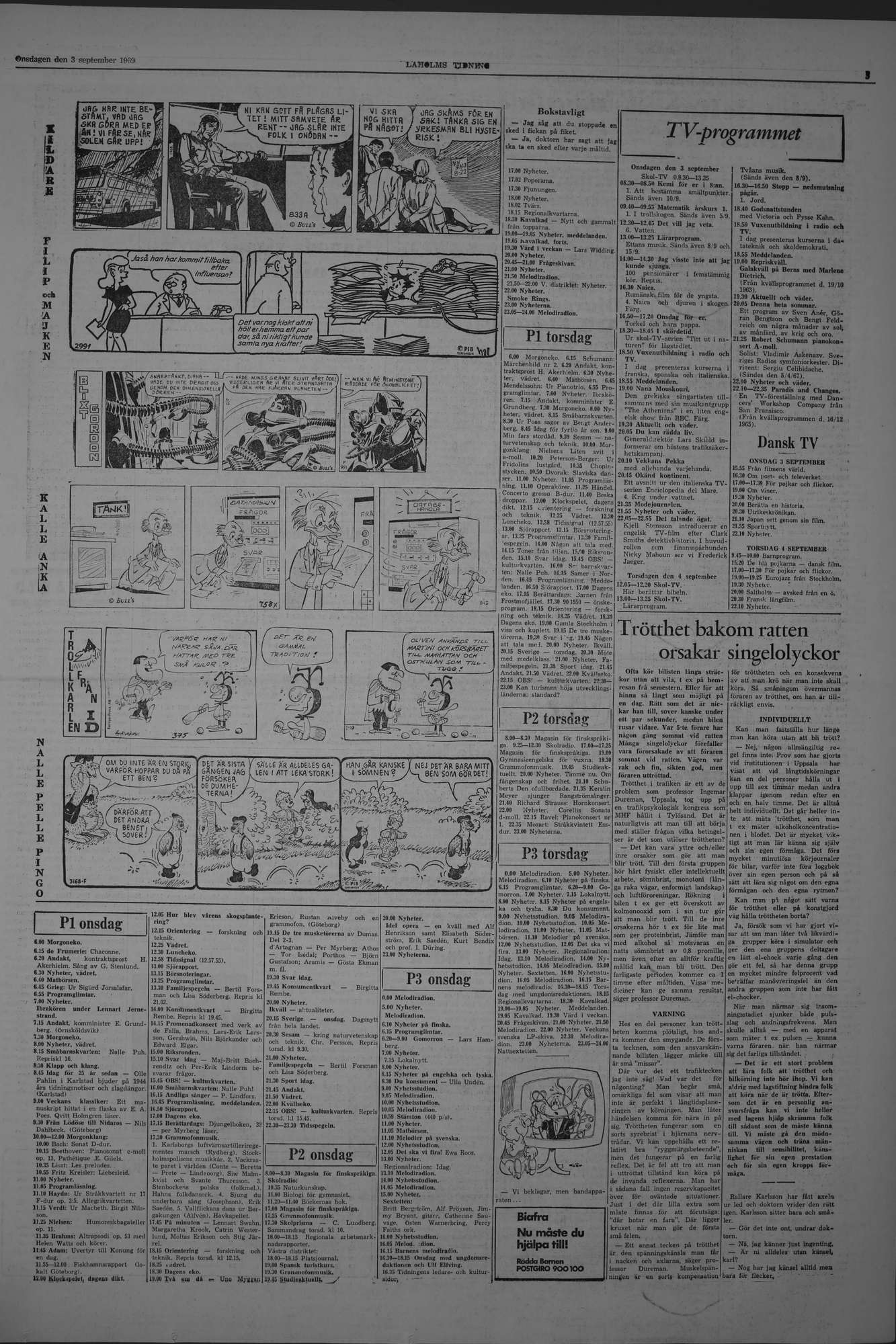 Laholms Tidning Onsdag 3 september 1969, sida 5