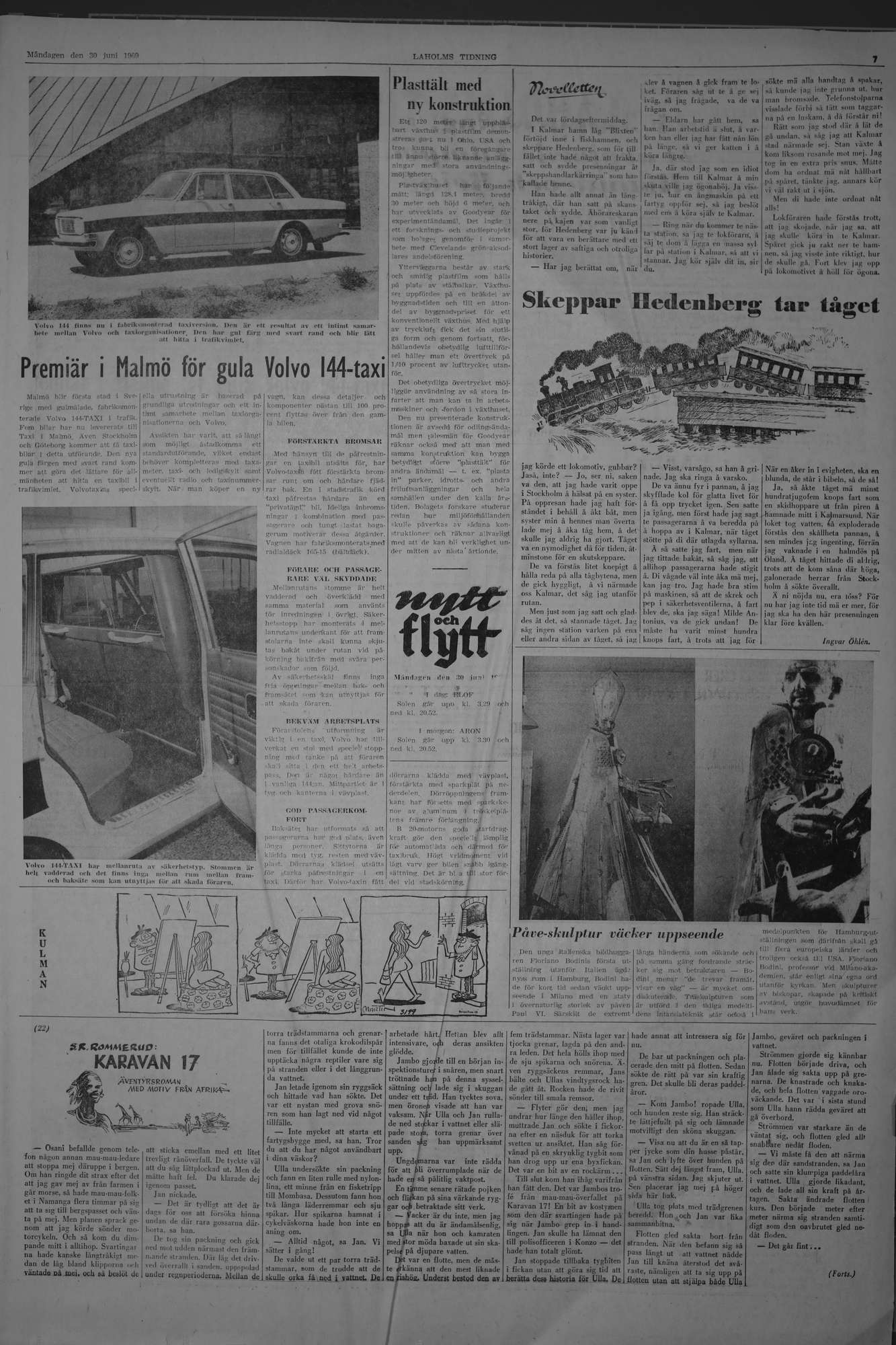 Laholms Tidning Måndag 30 juni 1969, sida 7