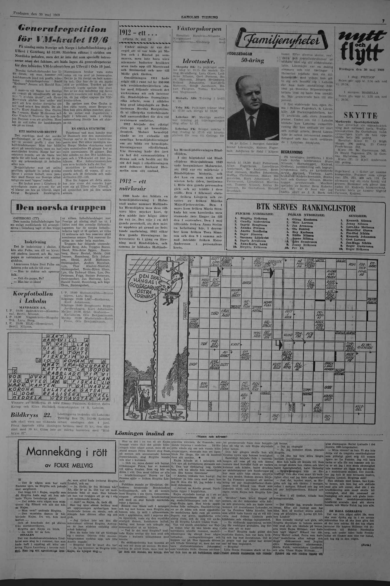 Laholms Tidning Fredag 30 maj 1969, sida 7