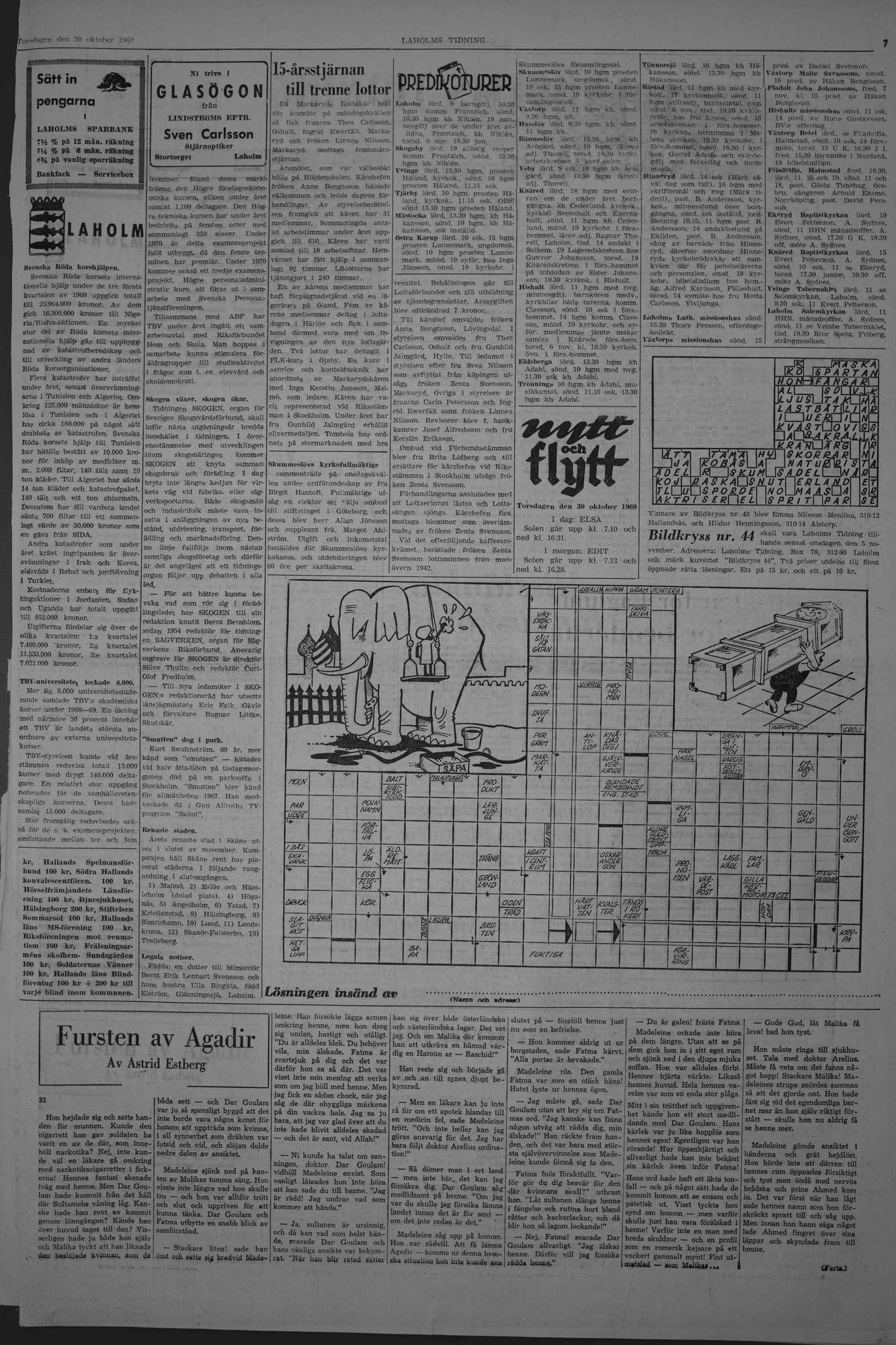 Laholms Tidning Torsdag 30 oktober 1969, sida 7