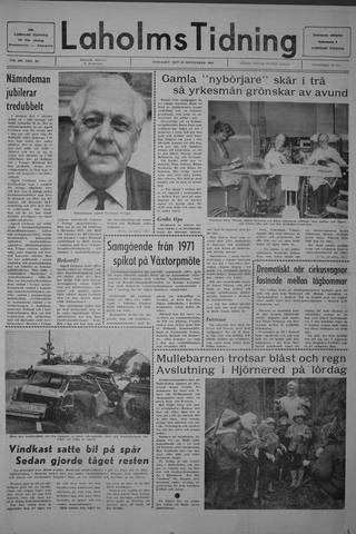 Förstasidan, Tisdag 30 september 1969