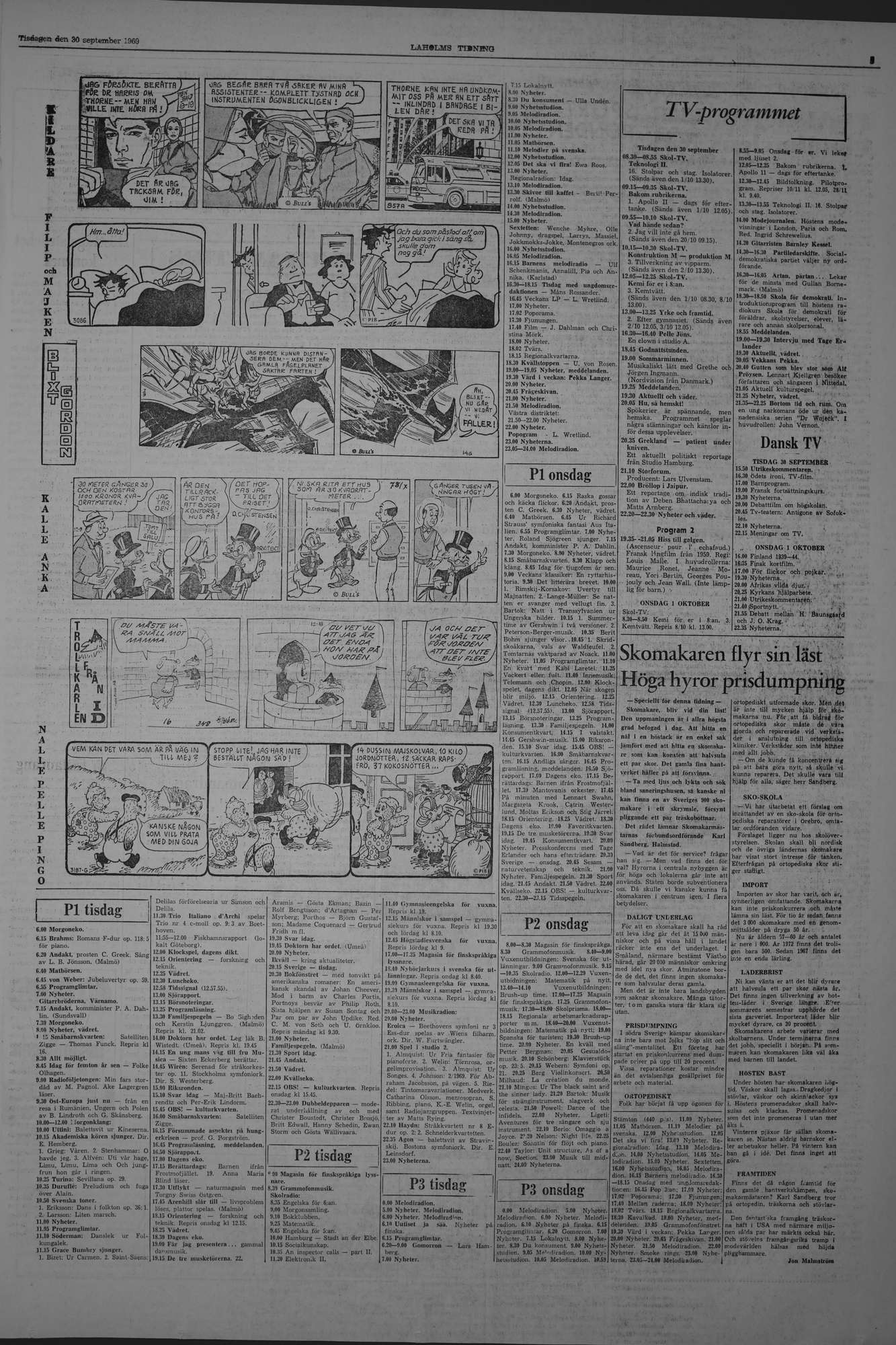 Laholms Tidning Tisdag 30 september 1969, sida 5