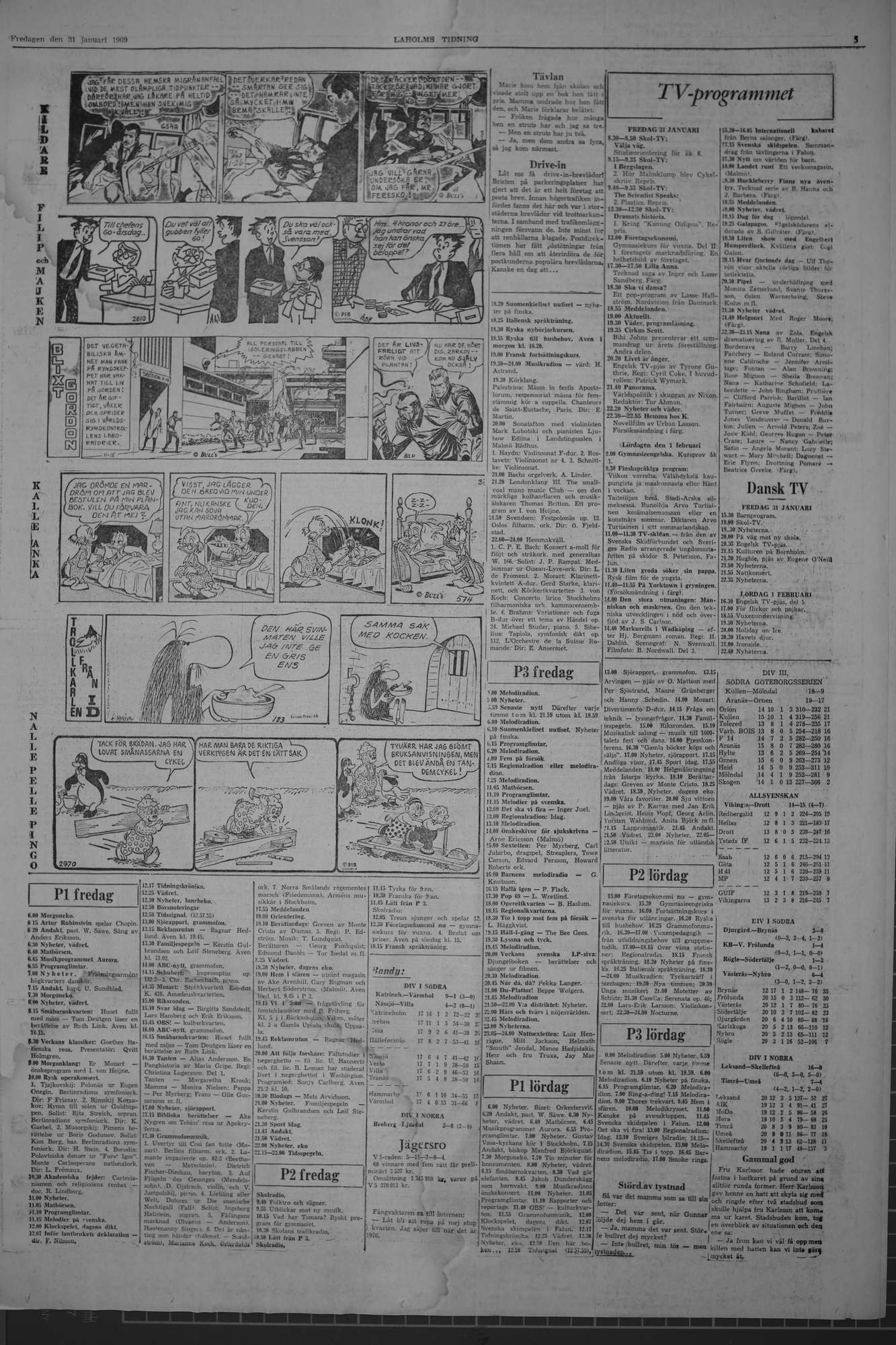 Laholms Tidning Fredag 31 januari 1969, sida 5