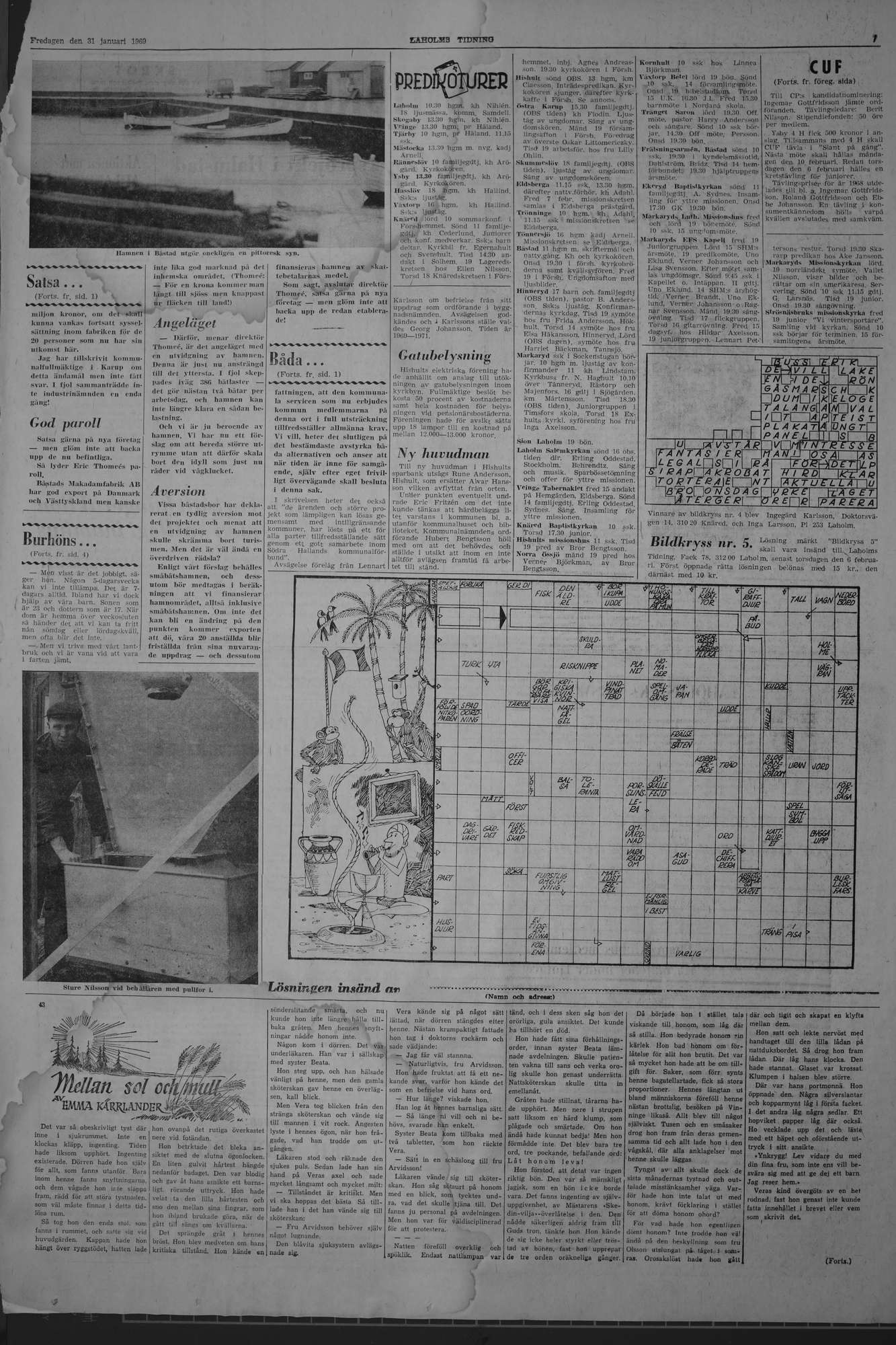 Laholms Tidning Fredag 31 januari 1969, sida 7