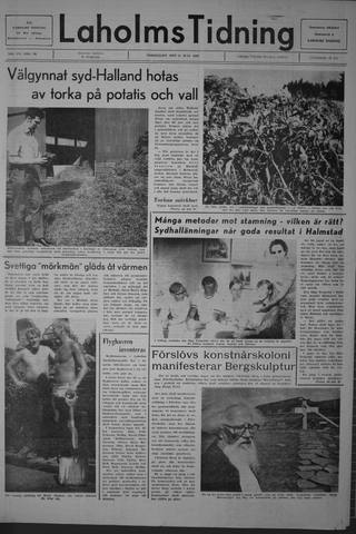 Förstasidan, Torsdag 31 juli 1969