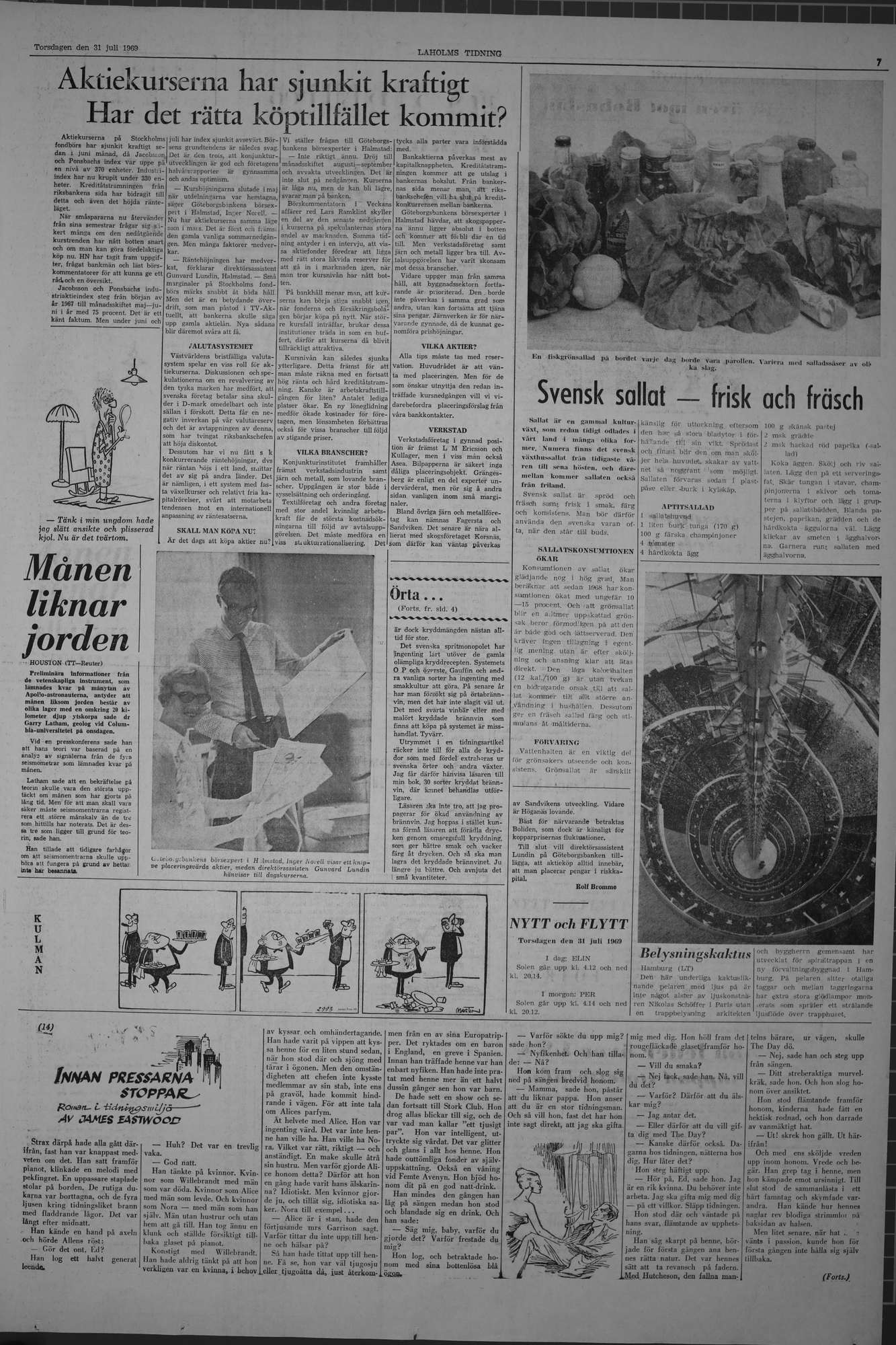 Laholms Tidning Torsdag 31 juli 1969, sida 7