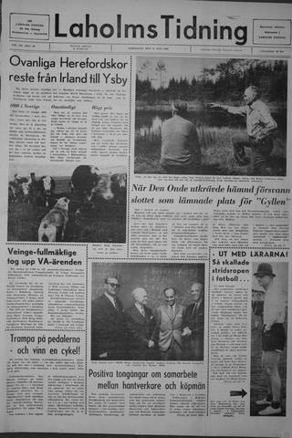 Förstasidan, Lördag 31 maj 1969