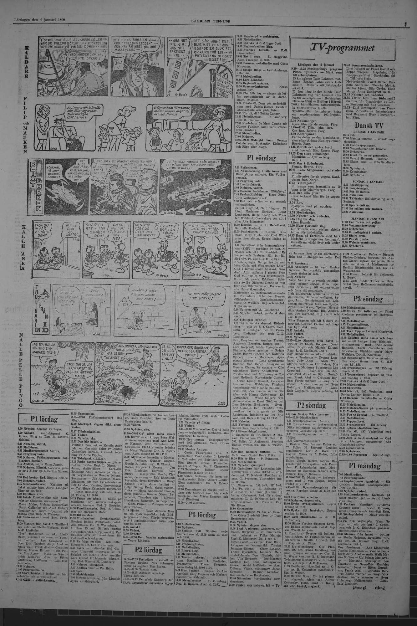 Laholms Tidning Lördag 4 januari 1969, sida 5