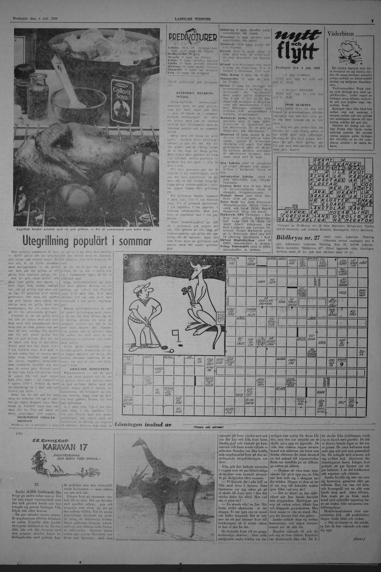 Laholms Tidning Fredag 4 juli 1969, sida 7