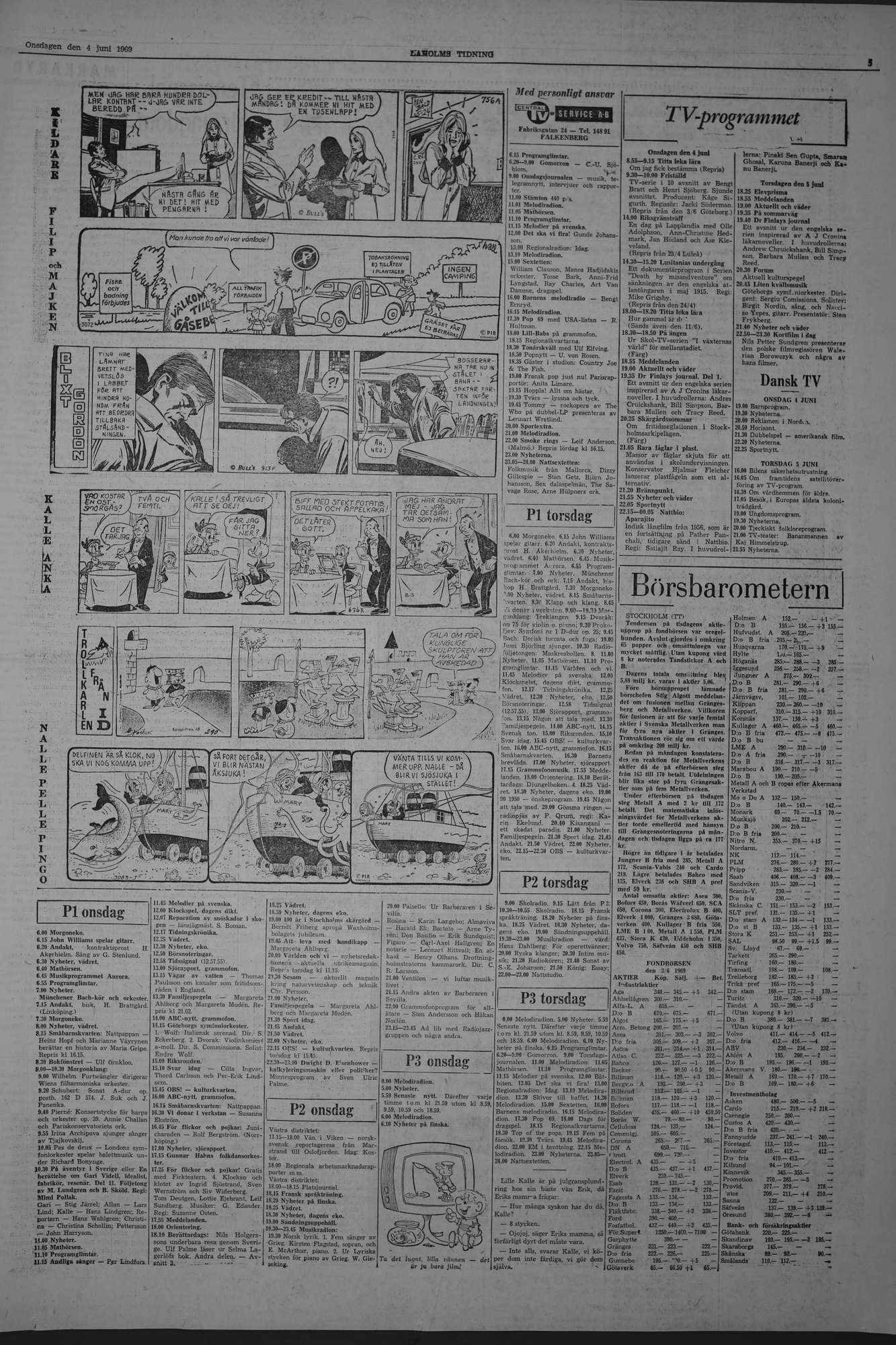 Laholms Tidning Onsdag 4 juni 1969, sida 5