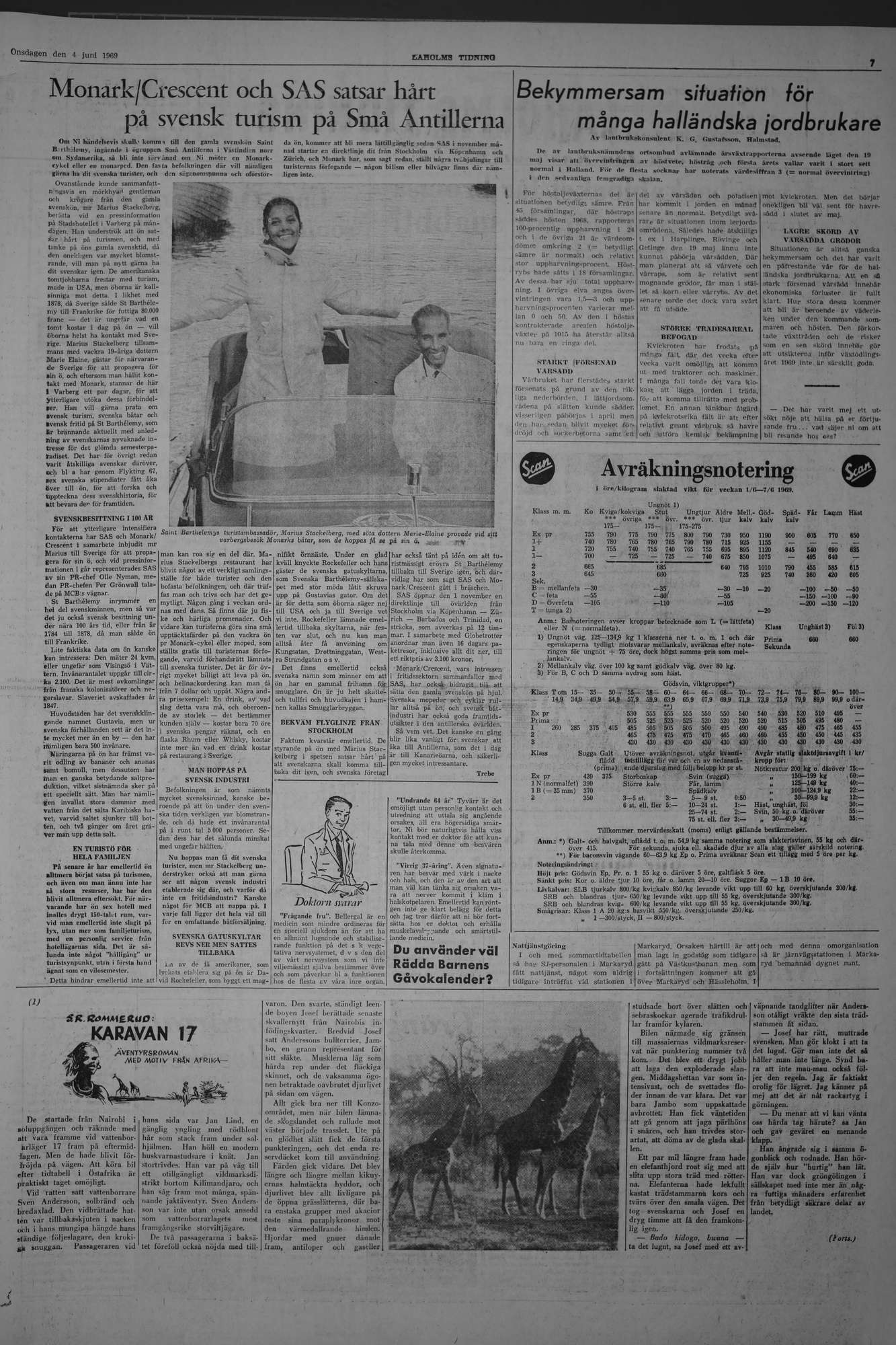 Laholms Tidning Onsdag 4 juni 1969, sida 7