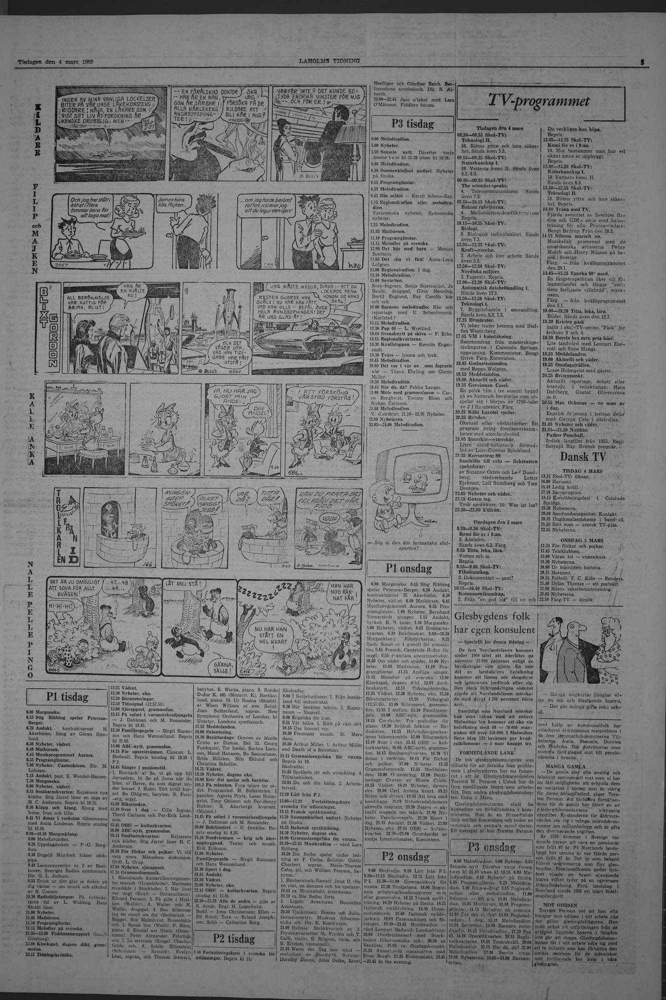Laholms Tidning Tisdag 4 mars 1969, sida 5