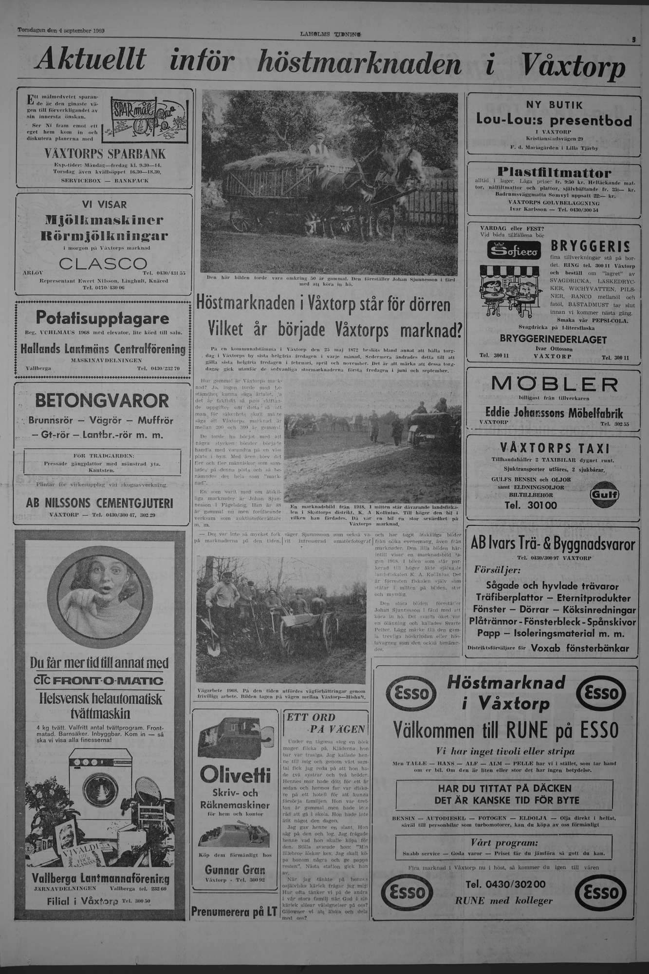 Laholms Tidning Torsdag 4 september 1969, sida 5