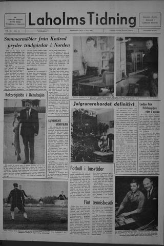 Förstasidan, Måndag 5 maj 1969