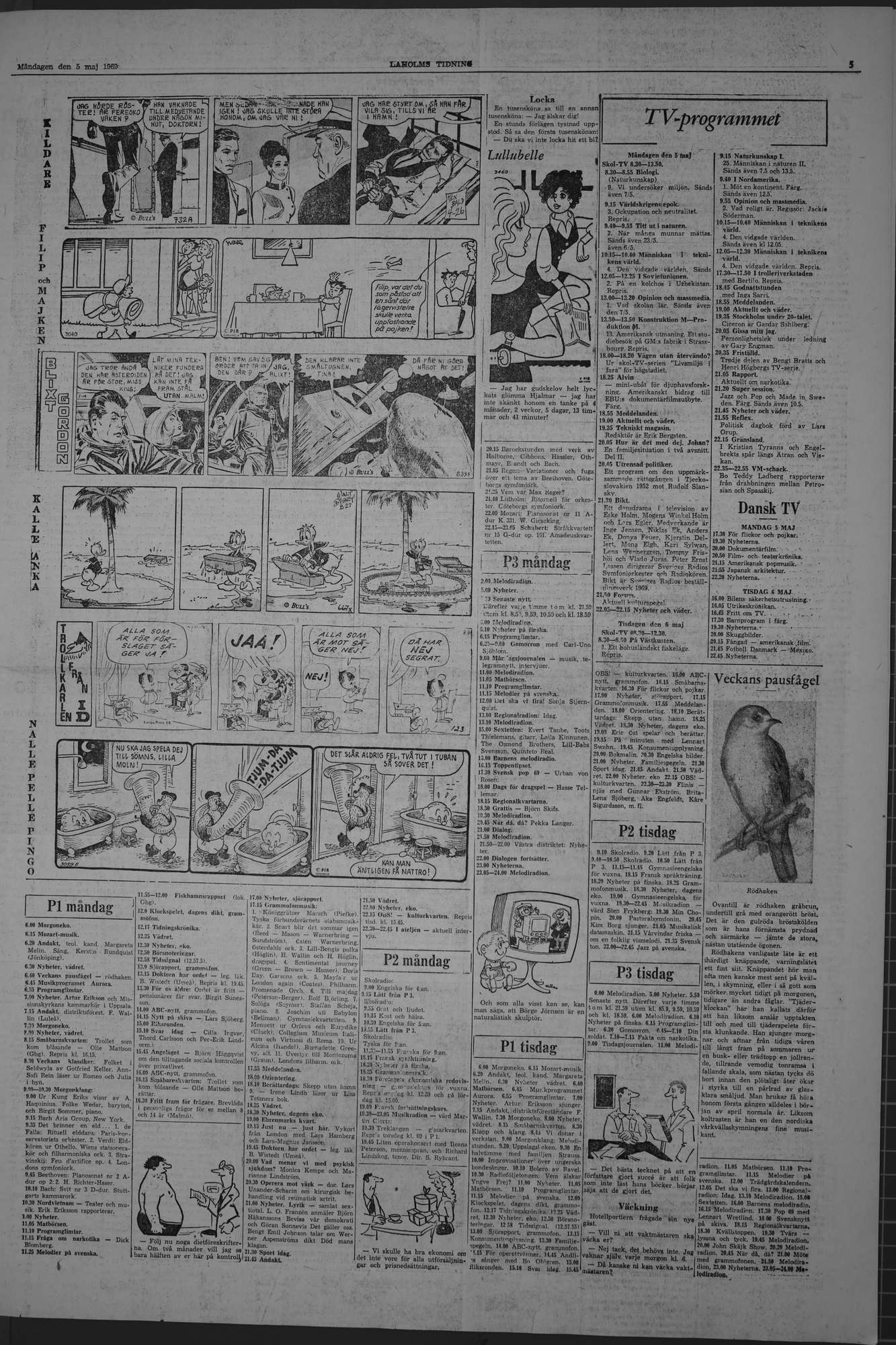 Laholms Tidning Måndag 5 maj 1969, sida 5